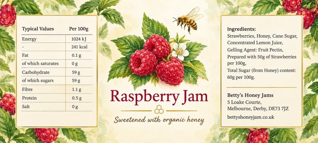 ai label design raspberry label