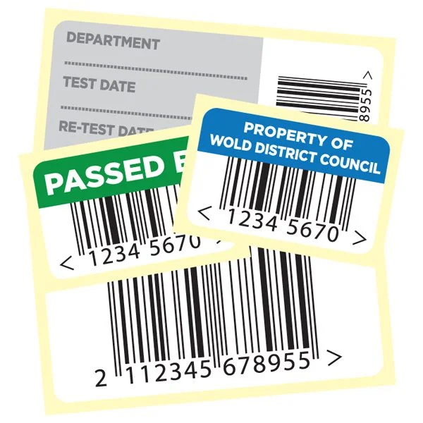 Barcode labels example uses