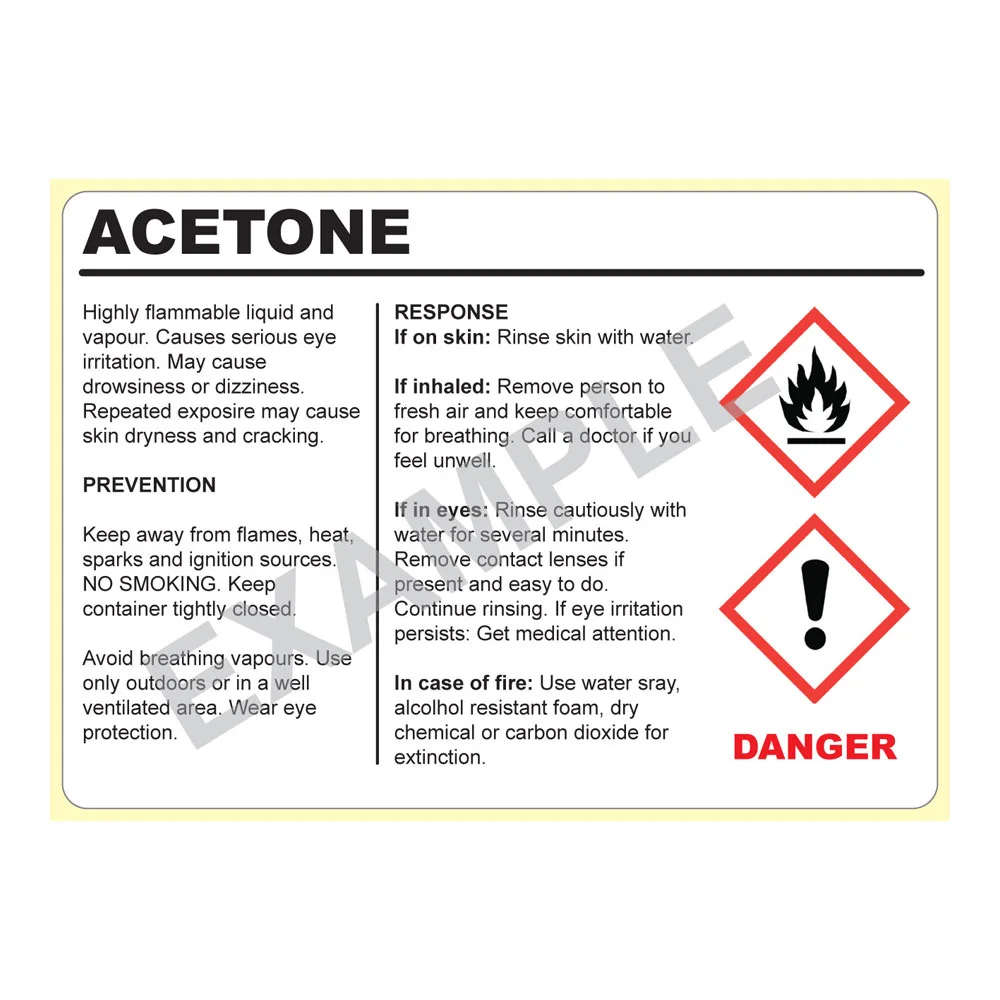 CLP Chemical labels