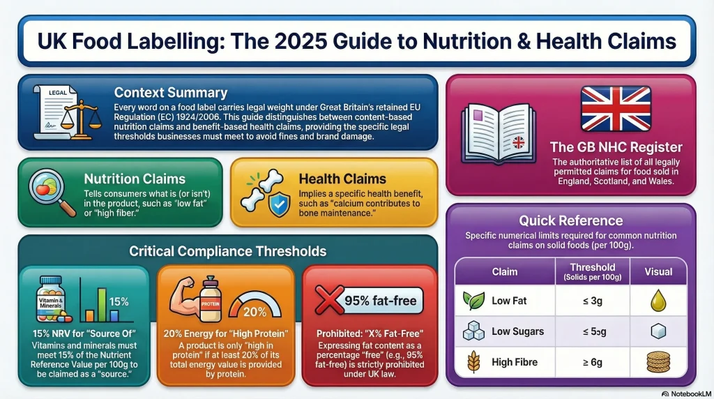 Nutrition and Health Claims on Food Labels