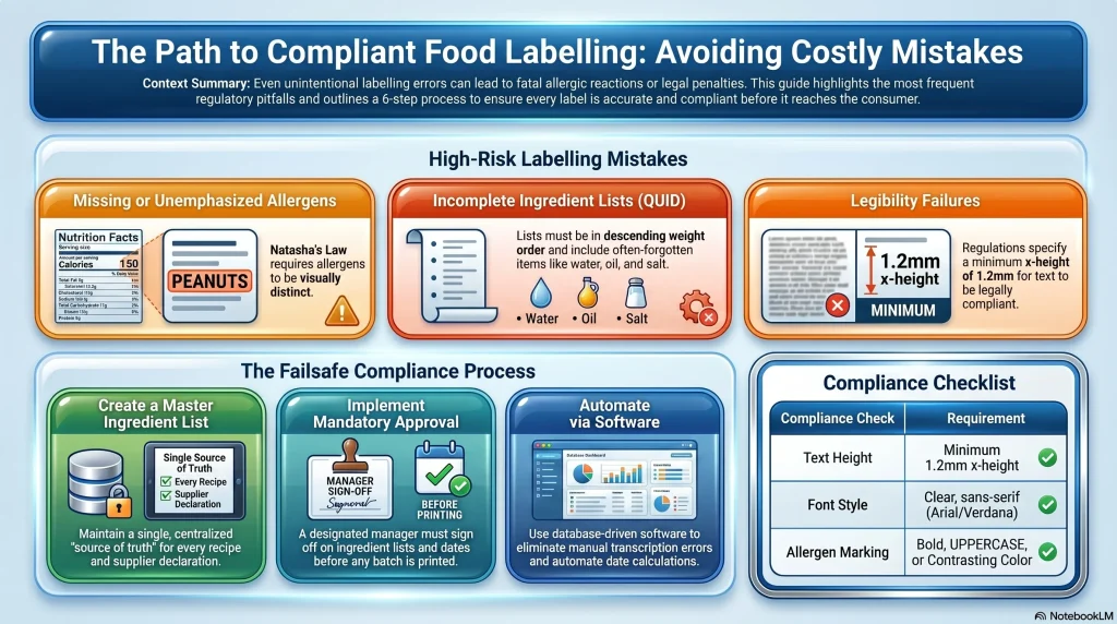 food labelling mistakes