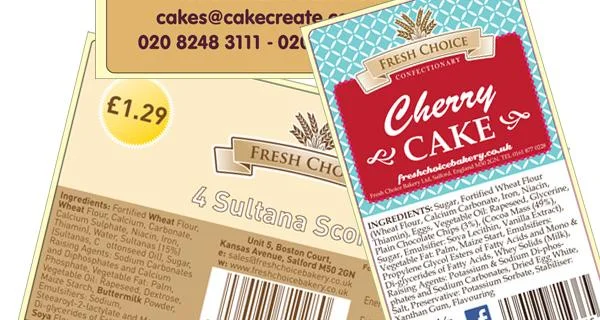 Cake labels