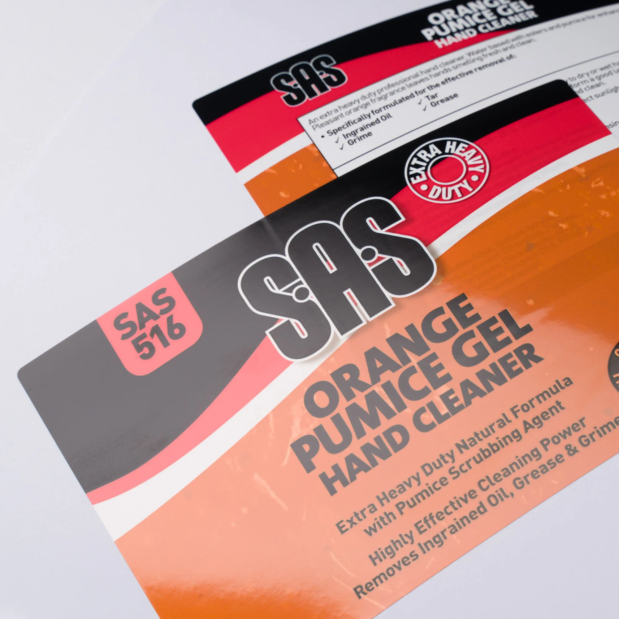 general product label for hand cleaning product