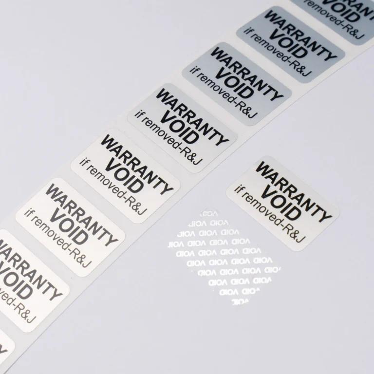 tamper evident stickers
