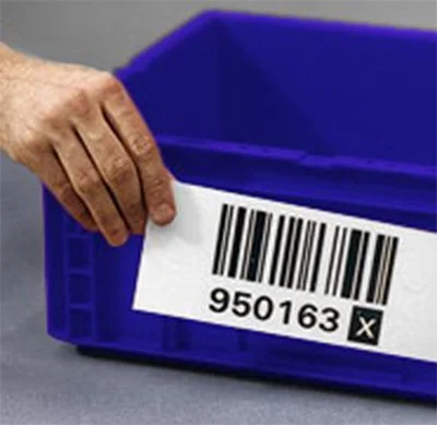 Tote bin labels